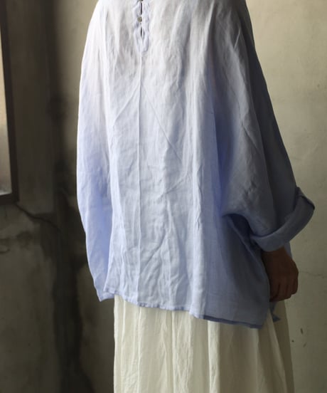 cavane キャヴァネ / Tunic long-sleeve Linen100シャツ / ca-26101