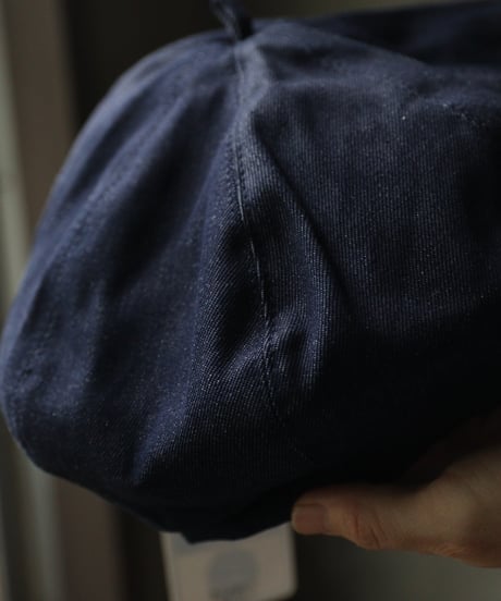 Au Vrai Chicオーブライシック/ BERET DENIM COTTON帽子 / Au-26001