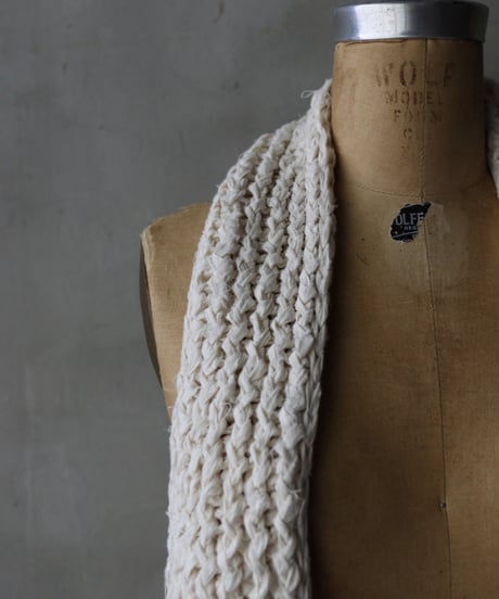 Cavalier Meiko Takahashi / Natural fabric scarf / Thick / Me-26005