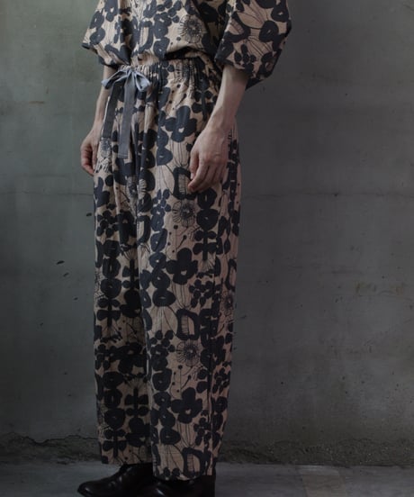 cavane キャヴァネ / Wide Cotton/Linen100 Trousersパンツ/ ca-26114