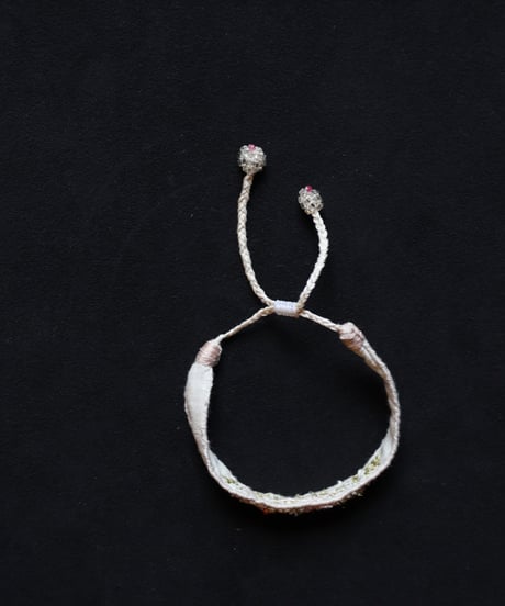 Antonia Rossi (Antomoon)/ Artisan Embroidered bracelets in vintage silkブレスレット / An-26038