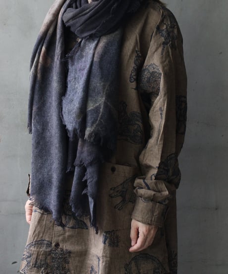ALEKSANDR MANAMISアレクサンダーマナミ/ BOUQUET CASHMERE SCARFショール / am-26032