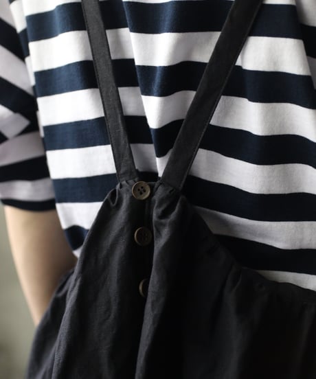 cavane キャヴァネ / Jumper skirt Cotton/Linen100スカート/ ca-26128