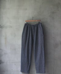klauseクロイゼ / Organic Cotton Tweed Loose Fitting Tapered Trousers"Wide"no2/ kla-26067
