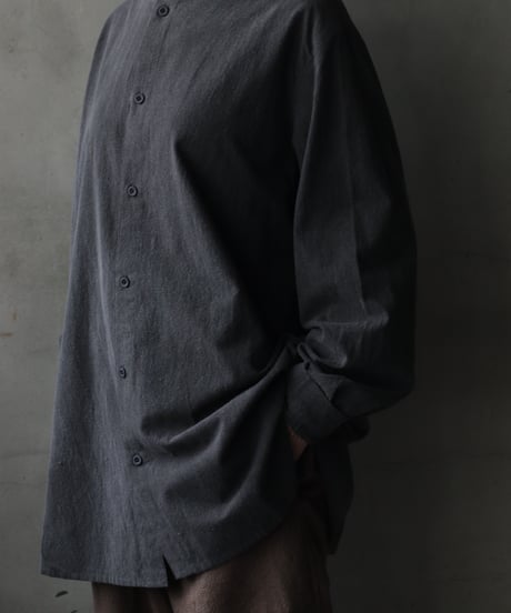 cavane キャヴァネ / Collarless Shirt シャツ / ca-23144A