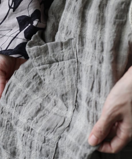 cavane キャヴァネ / Side-Pocket wide pants cotton/wool100パンツ / ca-26143