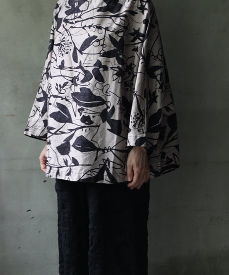 cavane キャヴァネ / Tunic long-sleeve Cotton100シャツ / ca-26144