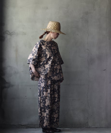 cavane キャヴァネ / Wide Cotton/Linen100 Trousersパンツ/ ca-26114