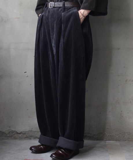KLASICA クラシカ / Wide and tapered silent Trousers "PACE " パンツ / kl-26031