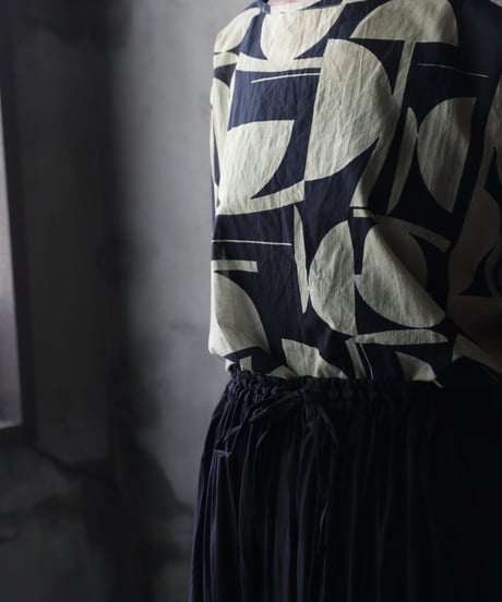 cavane キャヴァネ / Tunic long-sleeve Cotton100シャツ / ca-26119