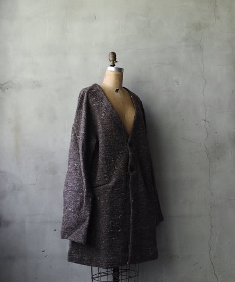 KLASICA クラシカ / 2 Buttoned semi Long Cardigan "ILLVER" / kl-26034