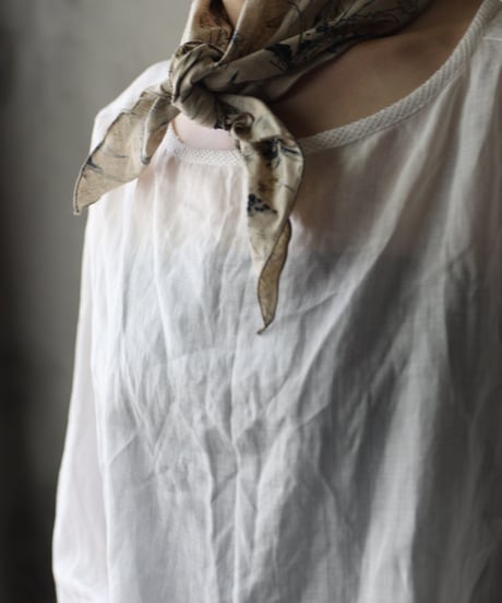 cavane キャヴァネ / Scarf limited linen/cotton100スカーフ/ ca-26106