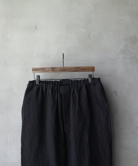 klauseクロイゼ / 天日干し綾Twill Linen Loose Fitting Tapered Wide 2 / kla-26047
