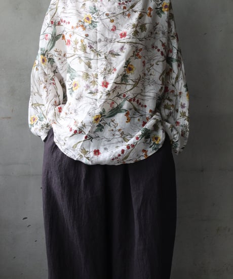 cavane キャヴァネ / Tunic long-sleeve linen100シャツ / ca-26139