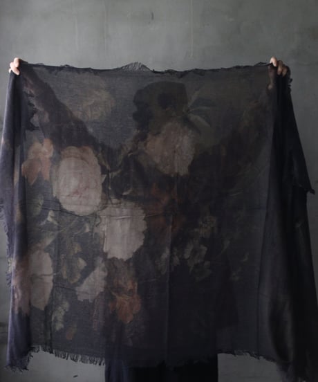 ALEKSANDR MANAMISアレクサンダーマナミ/ BOUQUET CASHMERE SCARFショール / am-26032