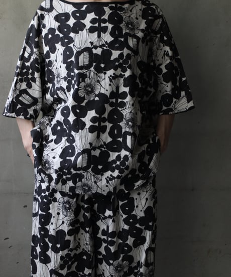 cavane キャヴァネ / Tunic half-sleeve Cotton/Linen100シャツ / ca-26112