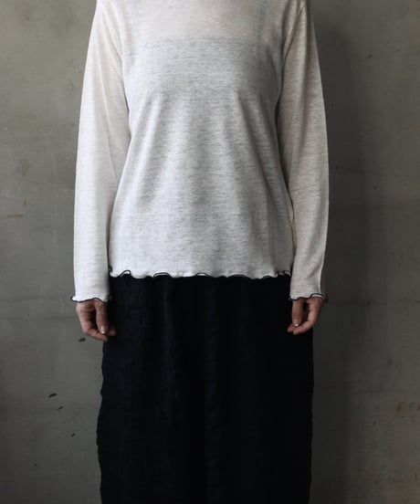 cavane キャヴァネ / Crew-Neck Merrow finish / ca-26149