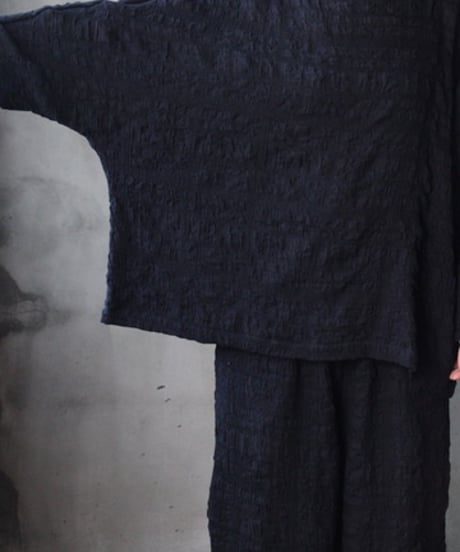 cavane キャヴァネ / Tunic long-sleeve wool&cotton100シャツ / ca-26145