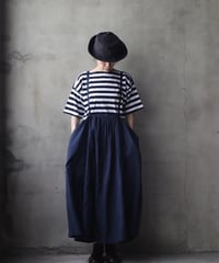 cavane キャヴァネ / Jumper skirt Cotton/Linen100スカート/ ca-26129