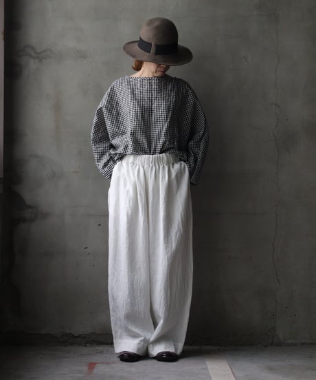 cavane キャヴァネ / Tunic long-sleeve hemp/cotton100シャツ / ca-26138