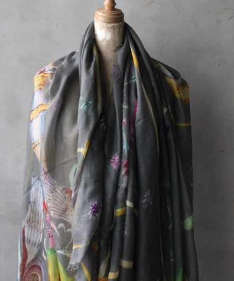 MIRROR IN THE SKY x BOURRIENNE PARIS X ミラーイン ザ スカイxブリエンヌ パリ X / SOUFFLE PRINT"BURRIENNE"/ Mi-26002