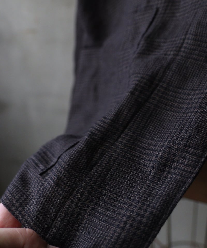 klauseクロイゼ / French Linen Glen Check Tailored J