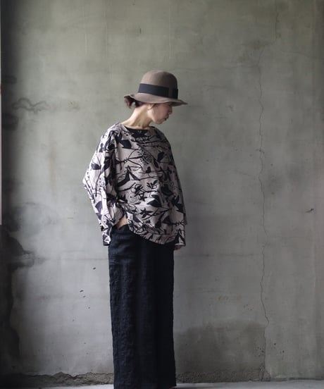 cavane キャヴァネ / Tunic long-sleeve Cotton100シャツ / ca-26144