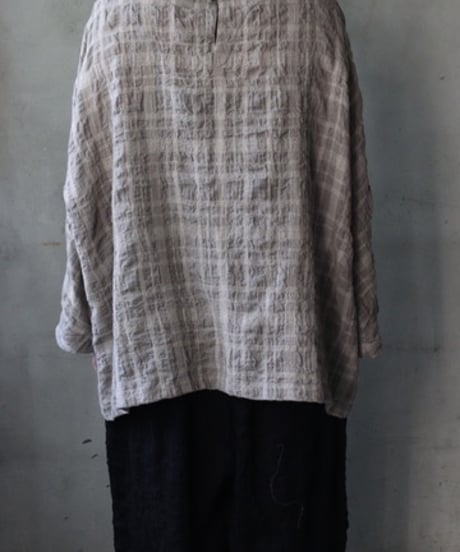 cavane キャヴァネ / Tunic long-sleeve wool&cotton100シャツ / ca-26146
