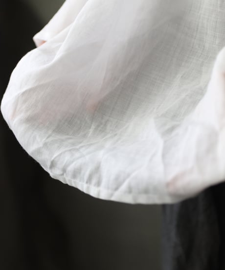 cavane キャヴァネ / Tunic long-sleeve Linen100シャツ / ca-26102