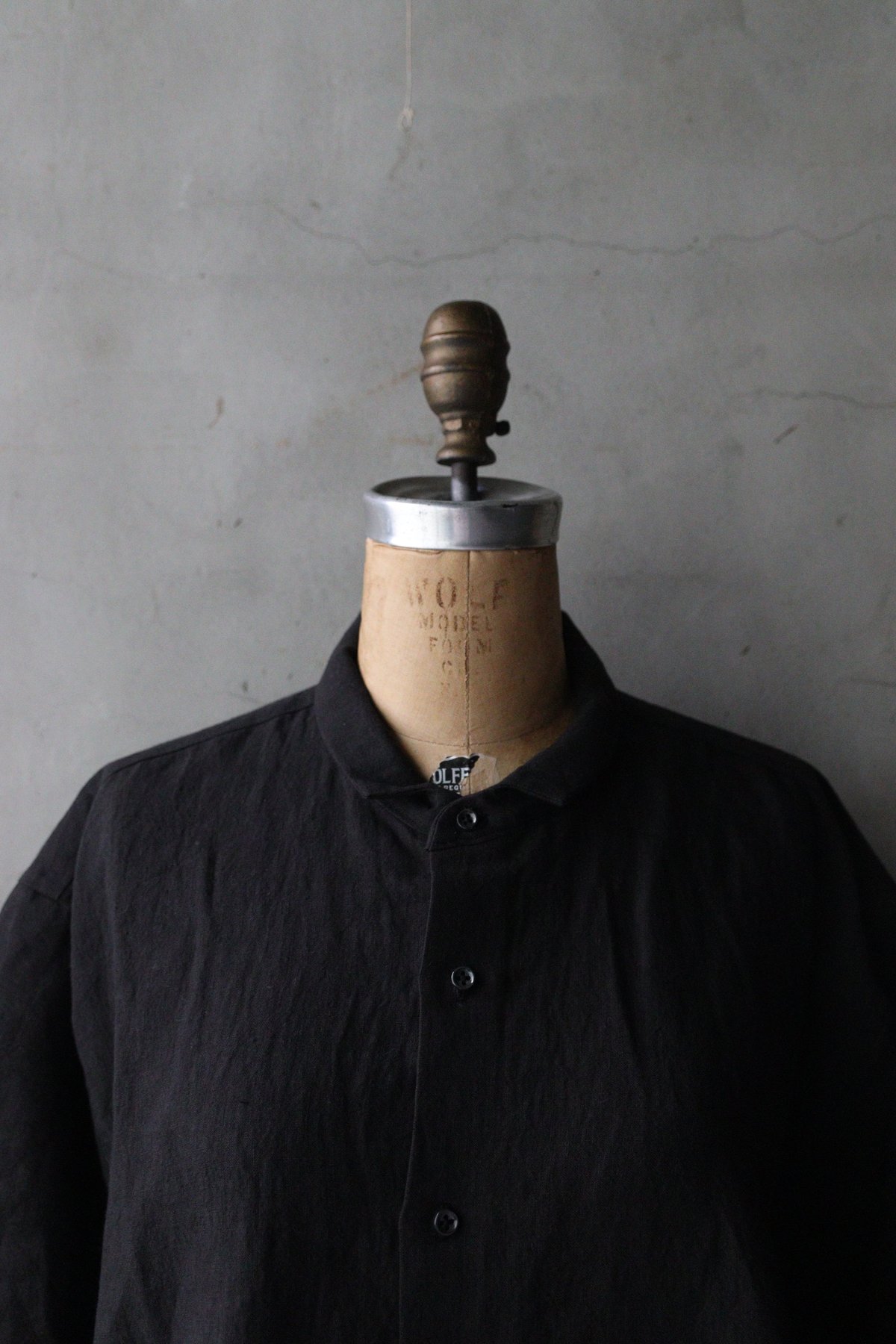 klauseクロイゼ / 天日干しリネンS-S O.P.C Regular Shirt/ kl