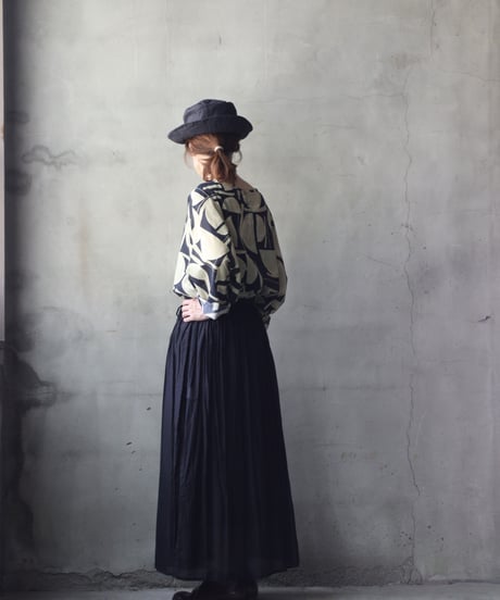 cavane キャヴァネ / Tunic long-sleeve Cotton100シャツ / ca-26119