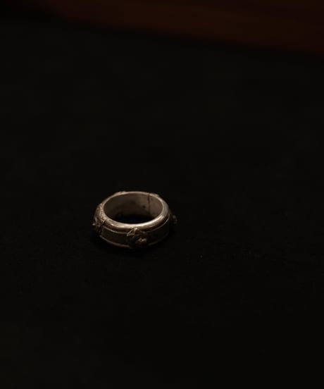 Atelier Inscrire アトリエ インスクリール / TORNO SILVER RING WITH ROW DIAMONDリング / At-26023