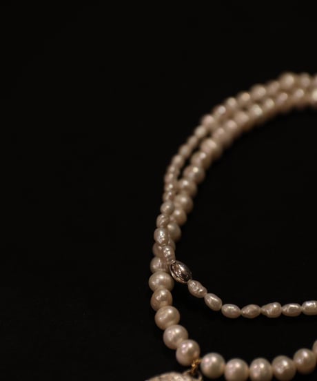 Atelier Inscrire アトリエ インスクリール / DAUCUS NECKLACE ANTIQUE PEARLSネックレス / At-26021
