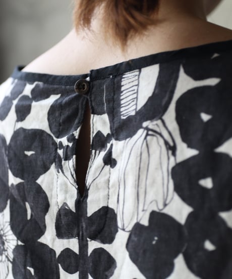 cavane キャヴァネ / Tunic half-sleeve Cotton/Linen100シャツ / ca-26112