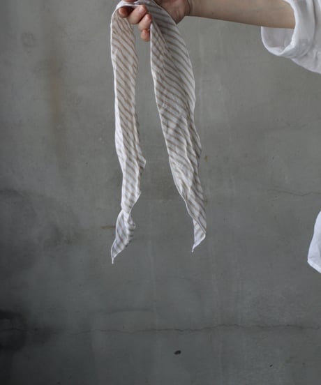 cavane キャヴァネ / Scarf limited linen100スカーフ / ca-26107