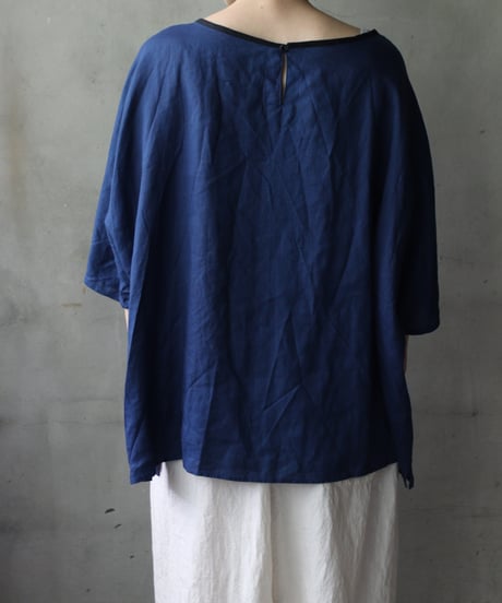 cavane キャヴァネ / Tunic half-sleeve Linen100シャツ / ca-26084