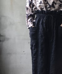 cavane キャヴァネ / Side-Pocket wide pants cotton/wool100パンツ / ca-26142