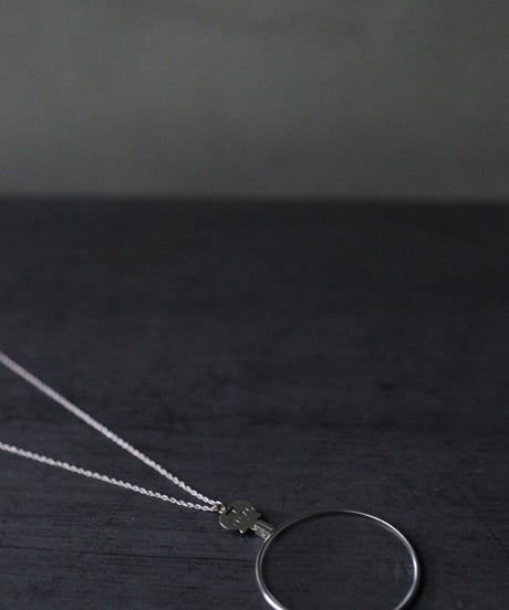 Euro select ユーロセレクト/ Antique Silver Loupe Necklaceネックレス / eu-26009