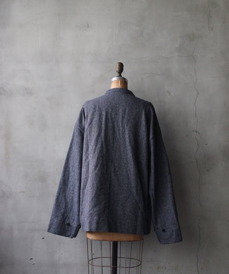 klauseクロイゼ / Organic Cotton Tweed Gown Short / kla-26061