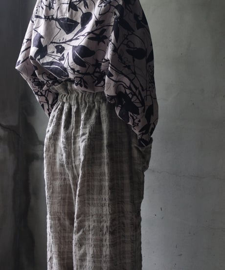 cavane キャヴァネ / Side-Pocket wide pants cotton/wool100パンツ / ca-26143