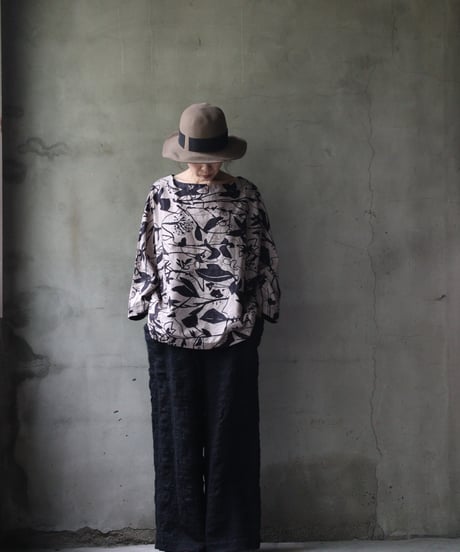 cavane キャヴァネ / Tunic long-sleeve Cotton100シャツ / ca-26144