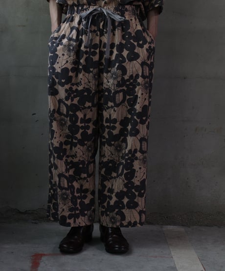 cavane キャヴァネ / Wide Cotton/Linen100 Trousersパンツ/ ca-26114