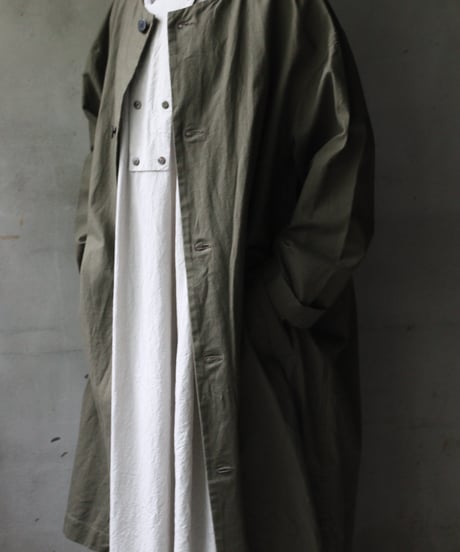 cavane キャヴァネ / Round-Coat硫化染めコート / ca-26018A