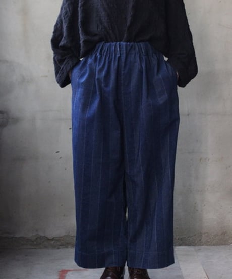 cavane キャヴァネ / Wide TrousersⅡ ST-Denim パンツ/ ca-26148