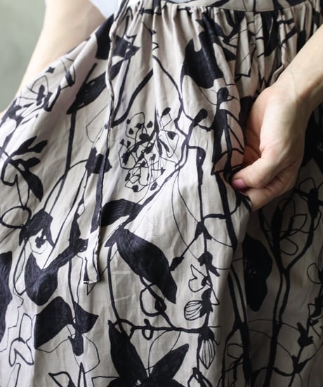 cavane キャヴァネ / Jumper skirt cotton100スカート/ ca-26127