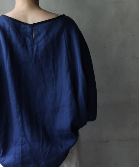 cavane キャヴァネ / Tunic half-sleeve Linen100シャツ / ca-26084