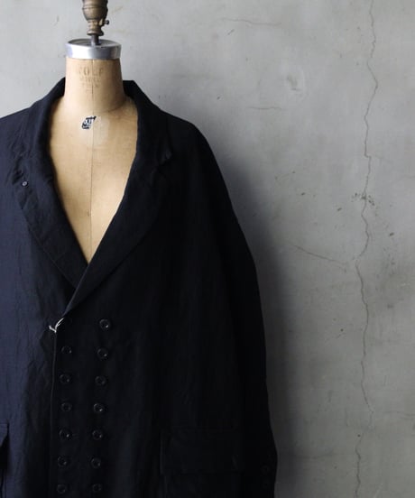 KLASICA クラシカ / Unconstructed Double Breasted Coat "DOMA"-nn / kl-26040