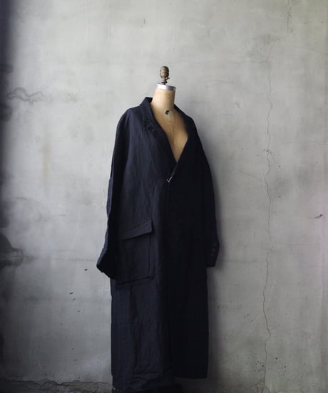KLASICA クラシカ / Unconstructed Double Breasted Coat "DOMA"-nn / kl-26040