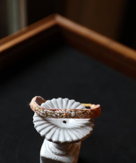 Antonia Rossi (Antomoon)/ Artisan Embroidered bracelets in vintage silkブレスレット / An-26035