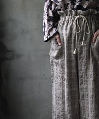 cavane キャヴァネ / Side-Pocket wide pants cotton/wool100パンツ / ca-26143